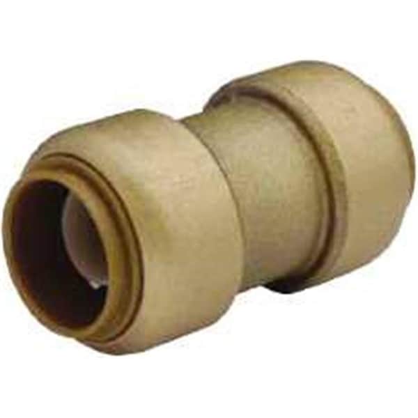 Cash Acme Cash Acme 272536 Sharkbite Push Fit Coupling; .35 In. X .35 In.; Lead Free 272536 - main